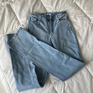 Zara straight/flare jeans